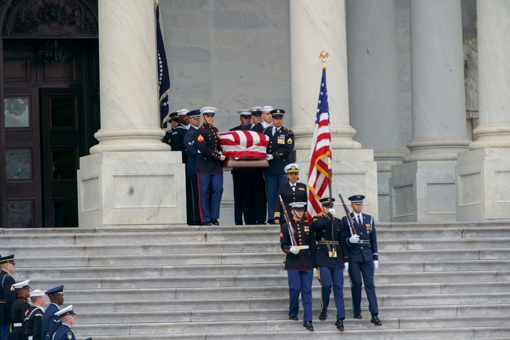 Departure of Casket from Capitol