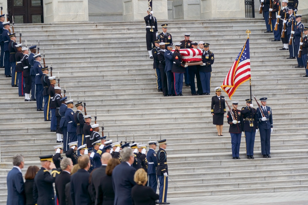 Departure of Casket from Capitol