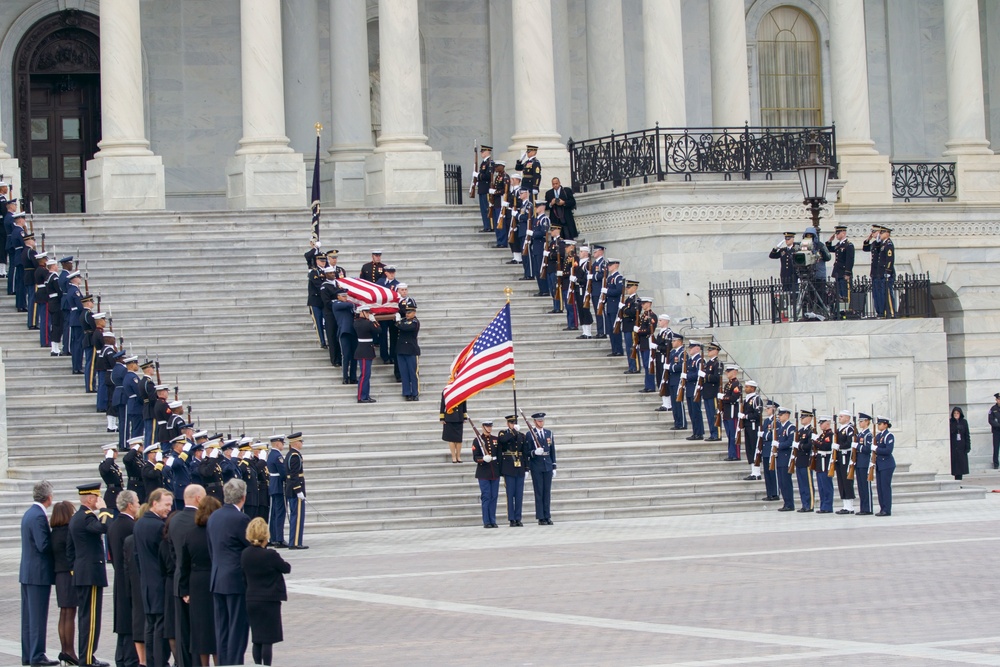Departure of Casket from Capitol