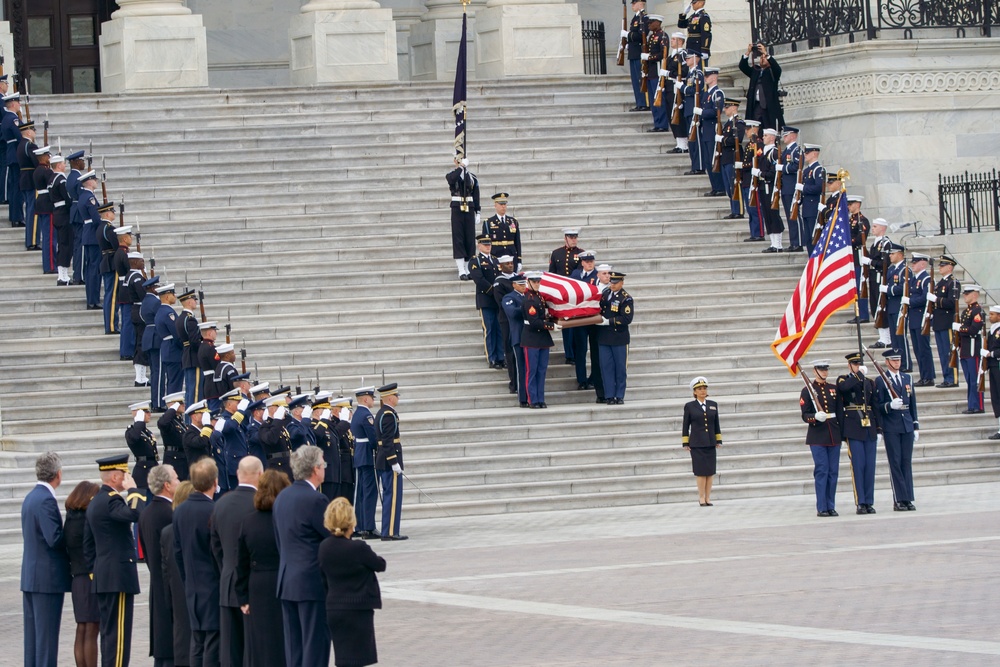 Departure of Casket from Capitol