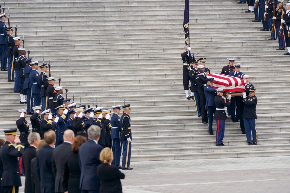 Departure of Casket from Capitol