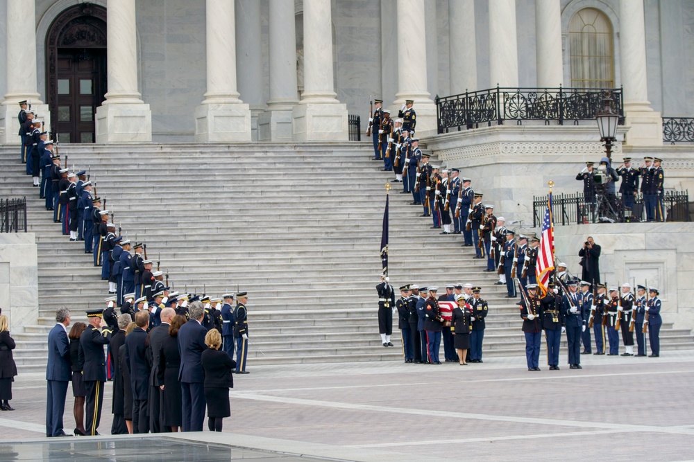 Departure of Casket from Capitol