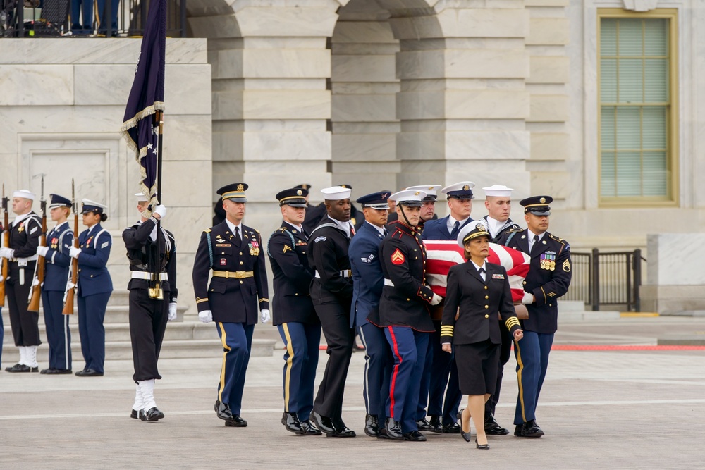 Departure of Casket from Capitol