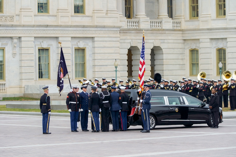 Departure of Casket from Capitol