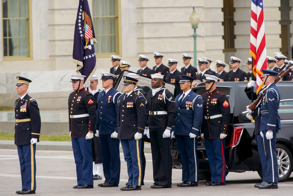 Departure of Casket from Capitol