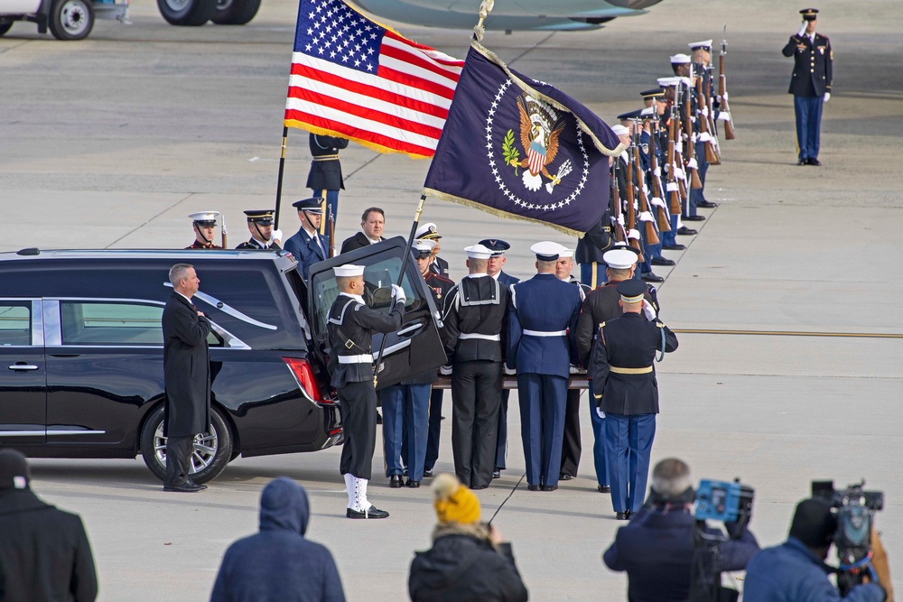 Departure Ceremony at Joint Base Andrews