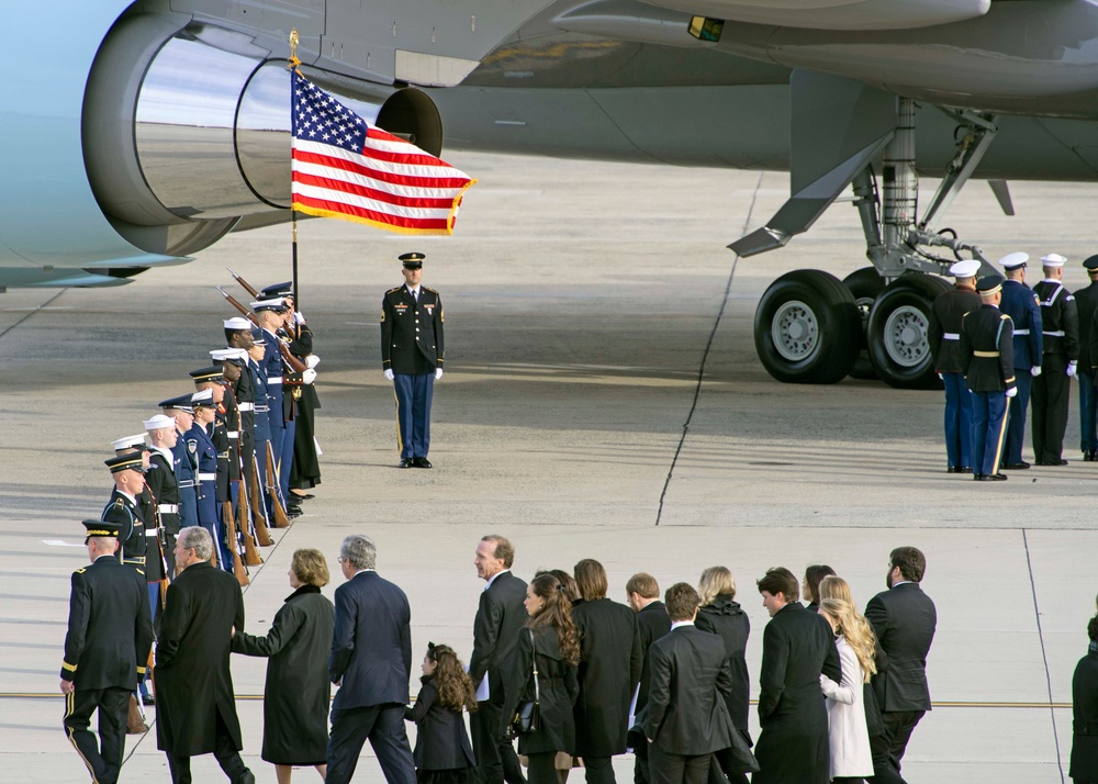 Departure Ceremony at Joint Base Andrews