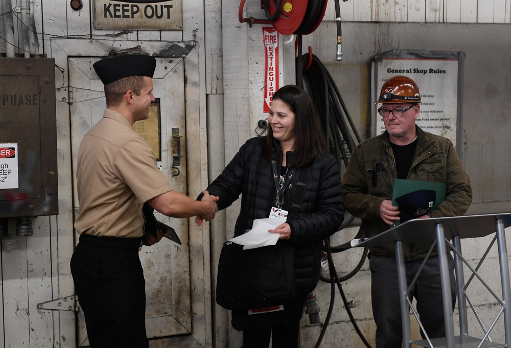 USS Sampson Sailor Recognized for Saving Life