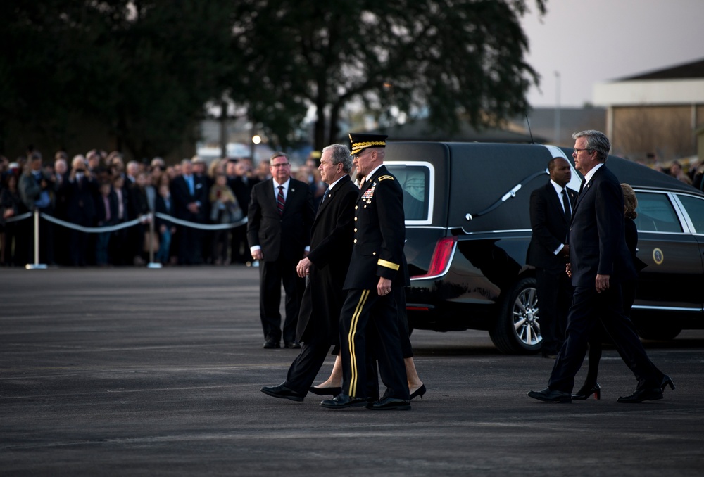 Arrival Ceremony at Ellington Field Joint Reserve Base