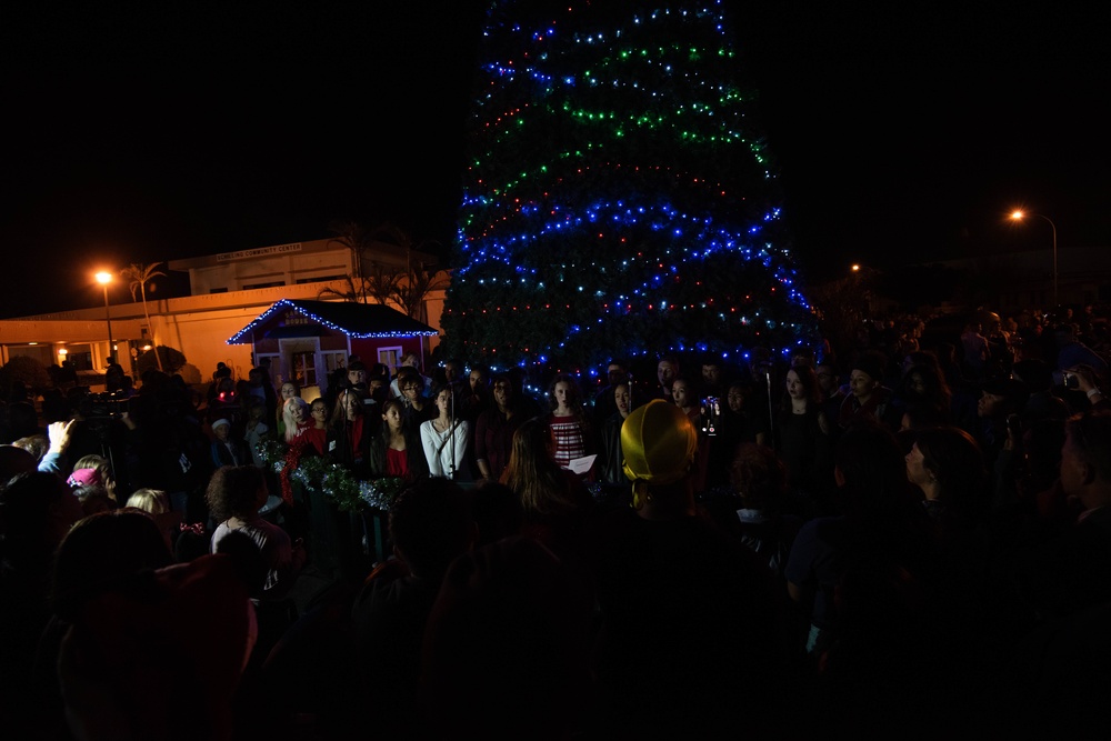 Happy Holidays: Okinawan families celebrate holiday season with Team Kadena during Tinsel Town