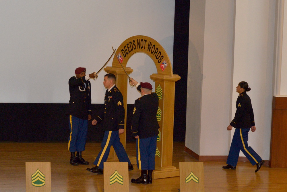 Noncommissioned Officer Induction Ceremony