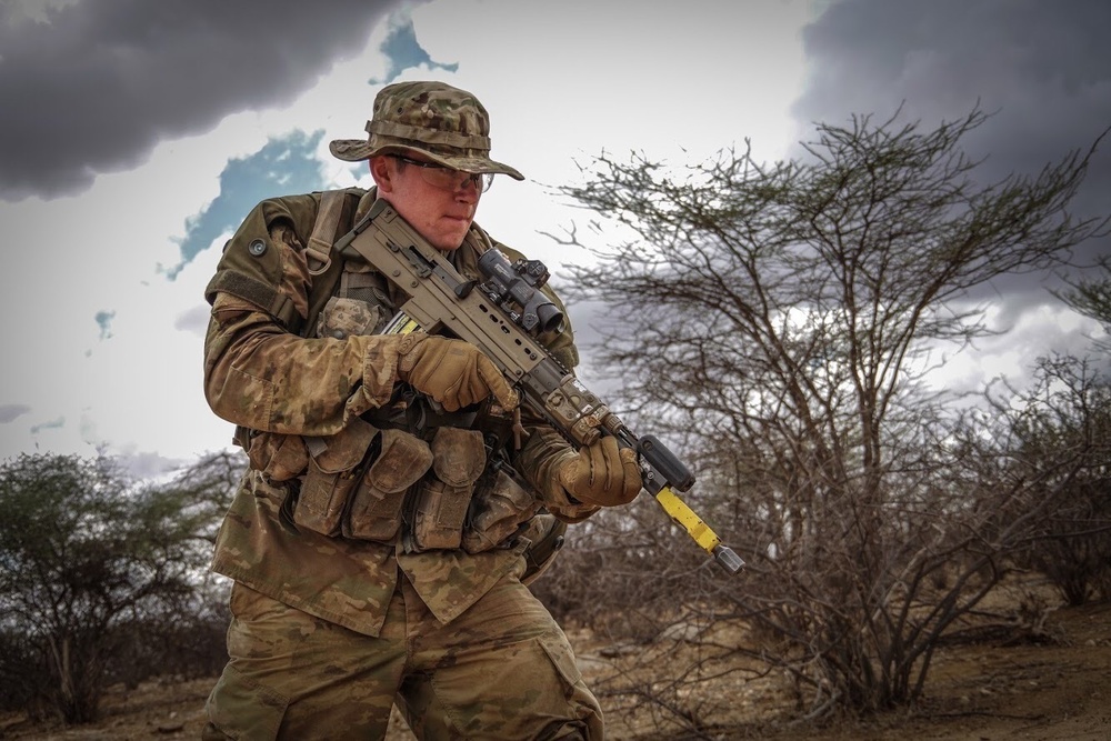 Fury, 2PARA Paratroopers Conduct Day, Night Live Fire Exercises in Kenya