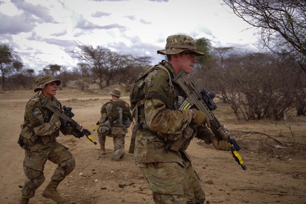 Fury, 2PARA Paratroopers Conduct Day, Night Live Fire Exercises in Kenya