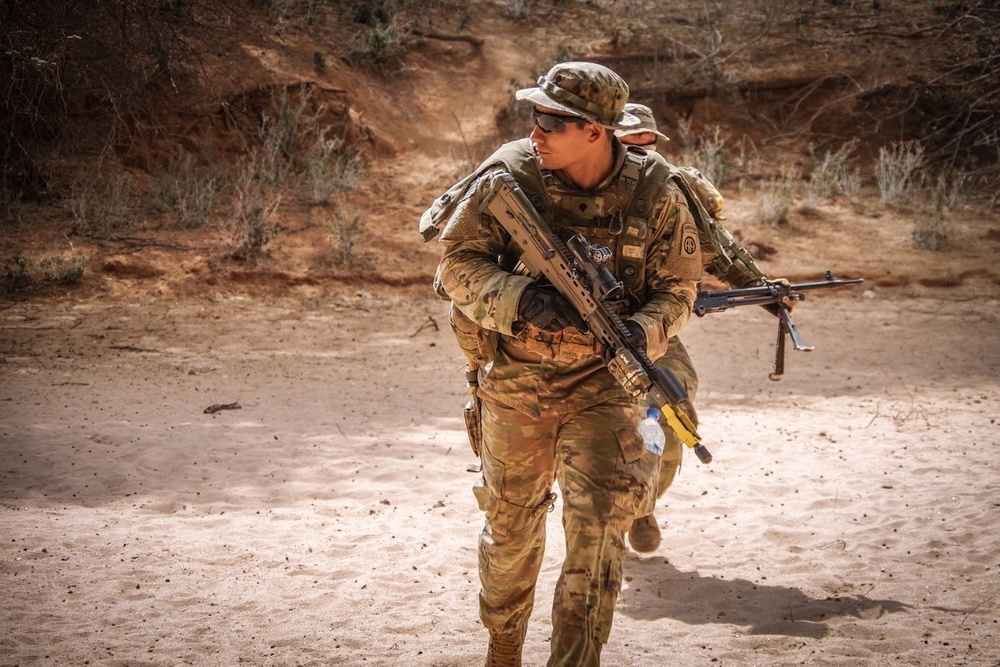 Fury, 2PARA Paratroopers Conduct Day, Night Live Fire Exercises in Kenya