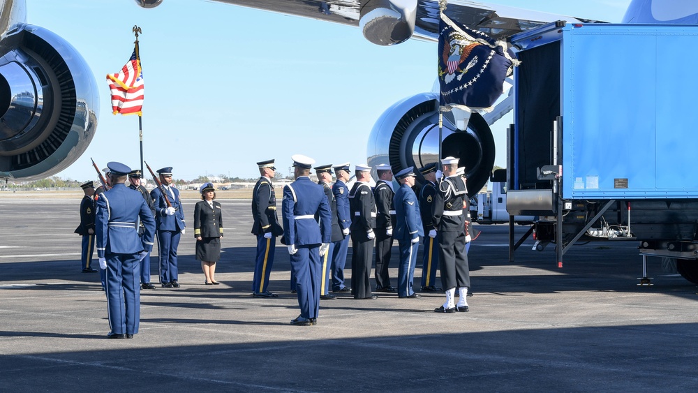 State Funeral for 41st President George H. W. Bush Departure Ceremony