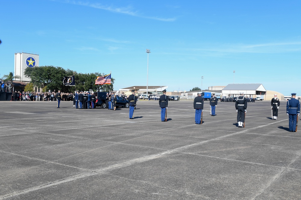 State Funeral for 41st President George H. W. Bush Departure Ceremony