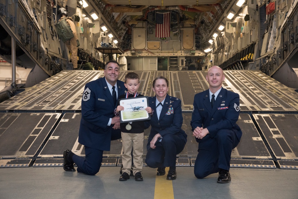 105th AW honors local kids