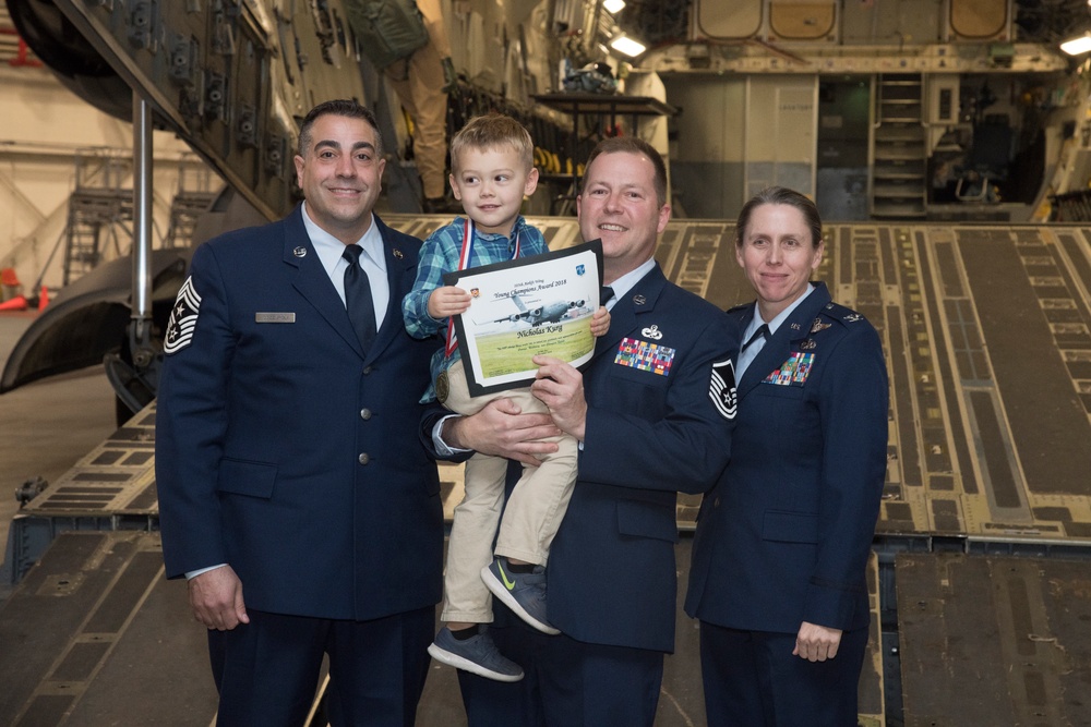 105th AW honors local kids