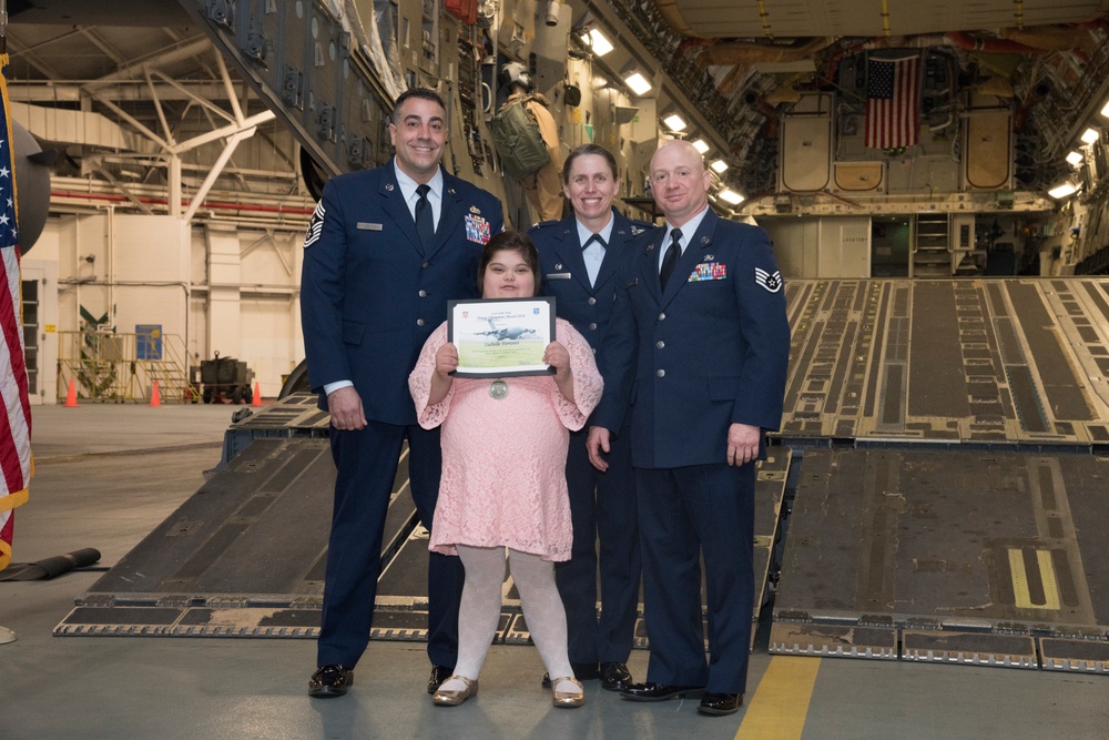 105th AW honors local kids