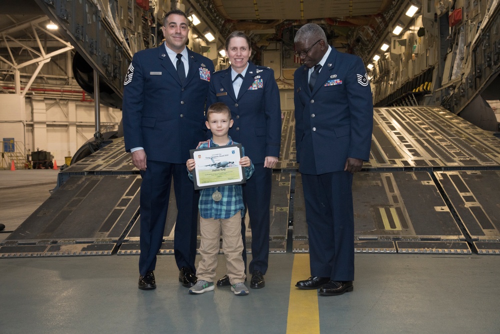 105th AW honors local kids