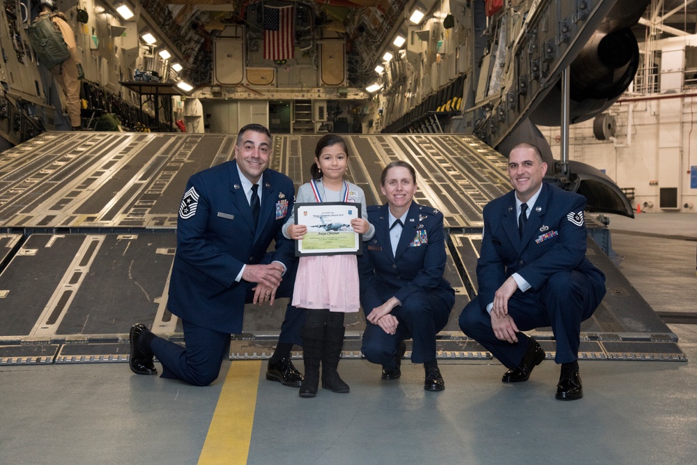 105th AW honors local kids