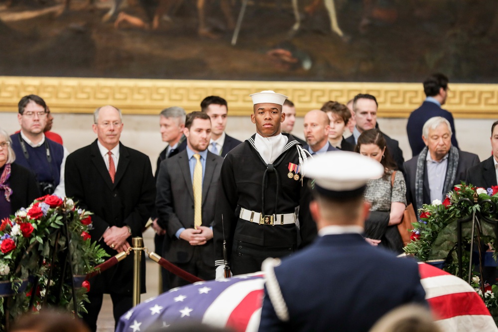 Lying in state at the U.S. Capitol