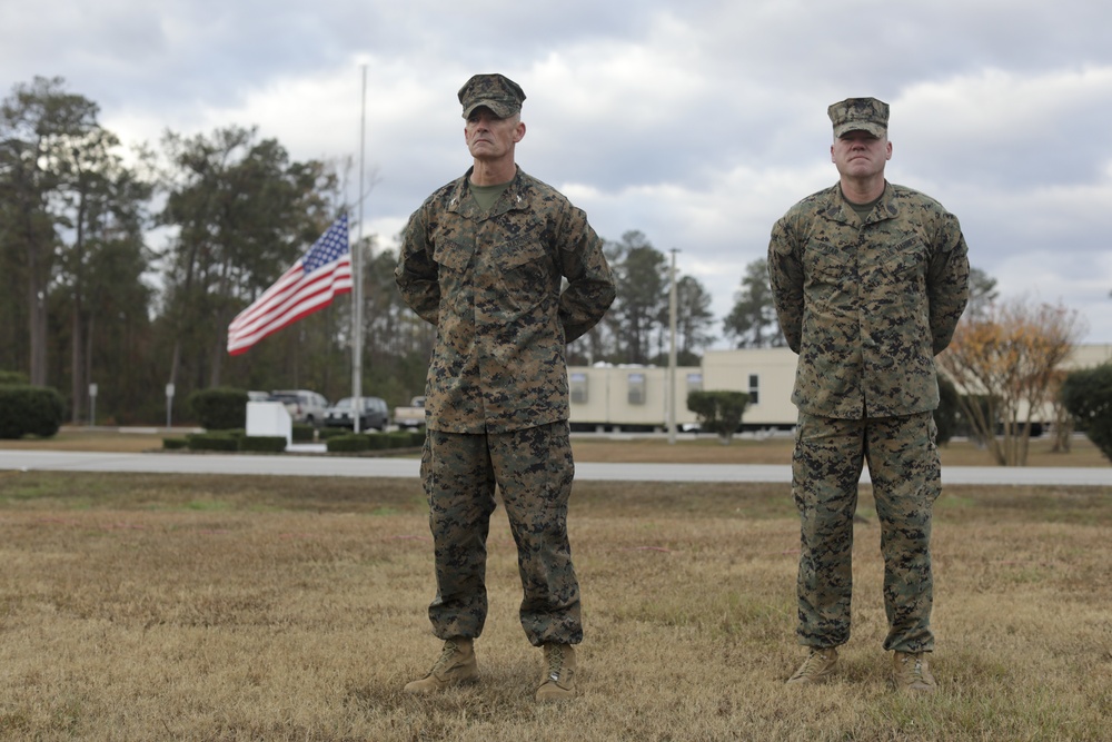 Marine Corps Combat Service Support Schools Day of Mourning Ceremony
