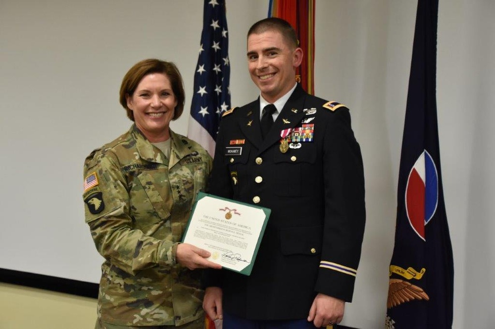 First Army warrant officer advances to the finals for McArthur Leadership Award