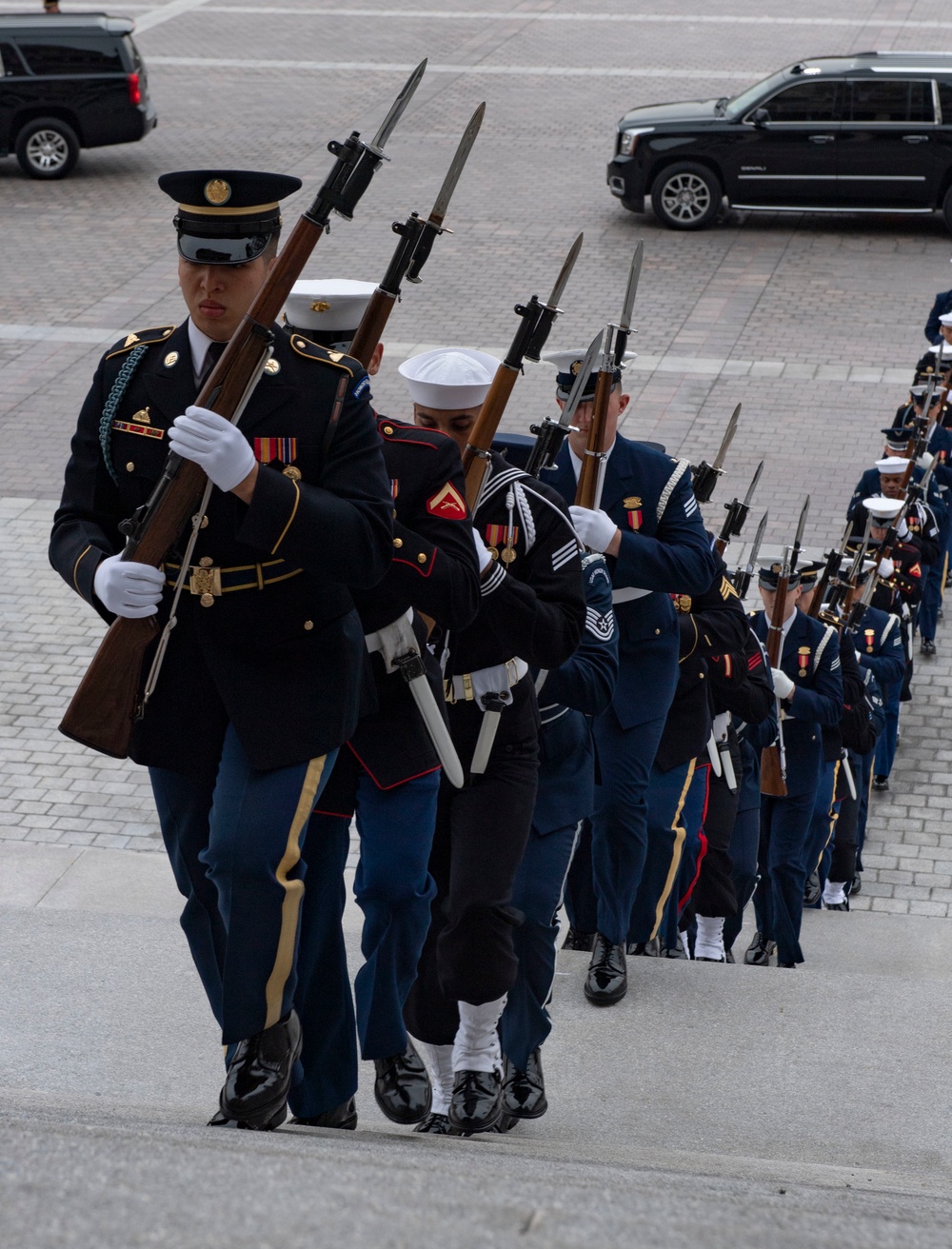 President Bush State Funeral Departure Ceremony
