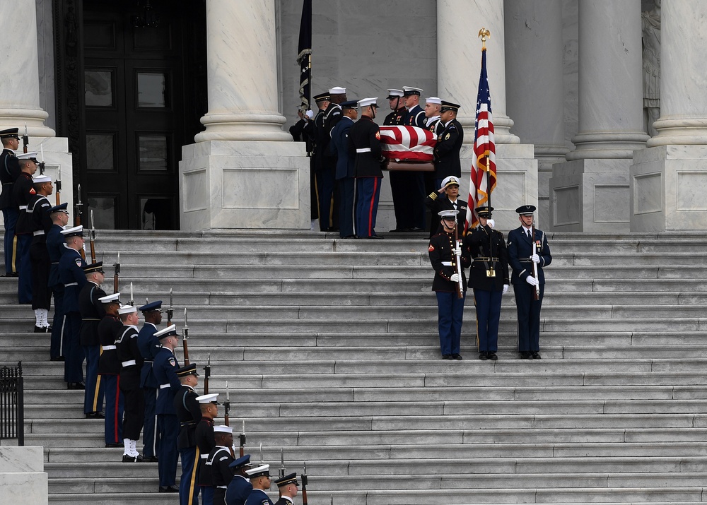 President Bush State Funeral Departure Ceremony