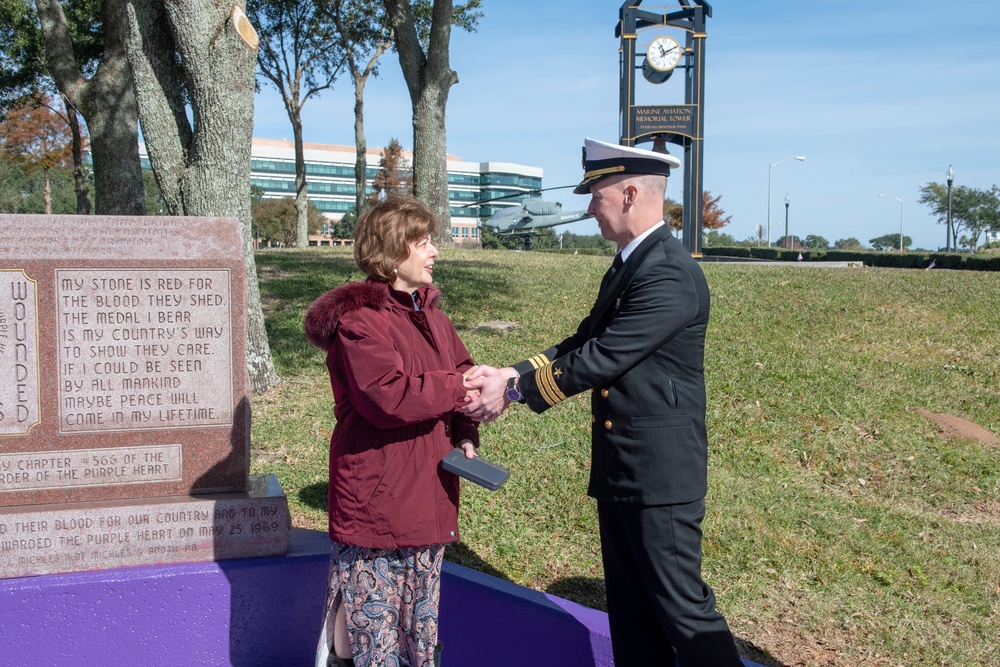 USCGC Tampa Ens. Posthumously Receives Purple Heart