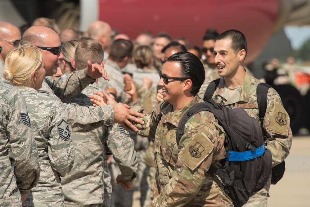 JBLE Airmen return from frontline