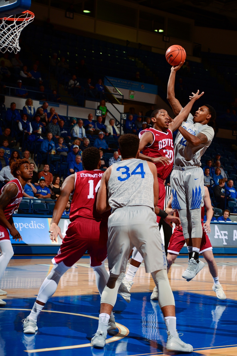 Air Force Men's basketball vs DU