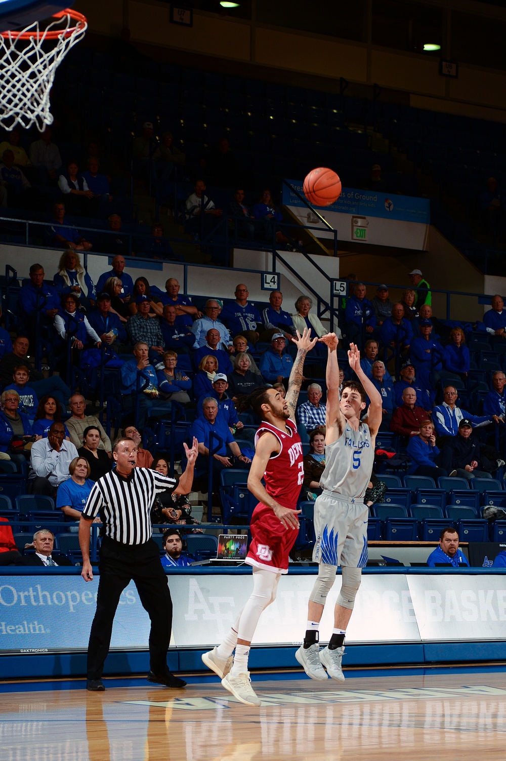 Air Force Men's basketball vs DU