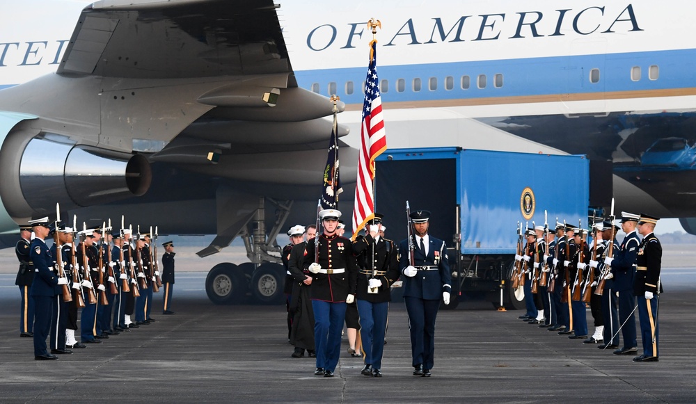 State Funeral for 41st President George H. W. Bush Arrival Ceremony