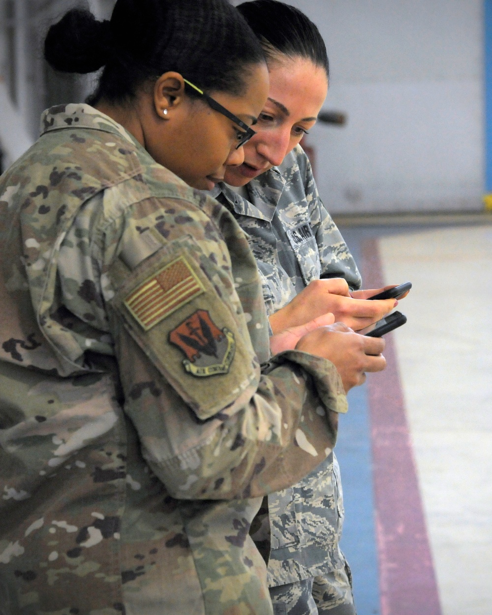 Technology supports communication during 110th Attack Wing Town Hall