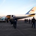 George H. W. Bush, the 41st President of the United States arrives at Ellington Field