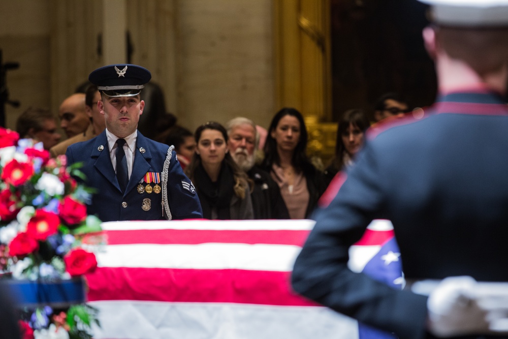 Lying in repose at the U.S. Capitol