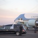 George H. W. Bush, the 41st President of the United States arrives at Ellington Field