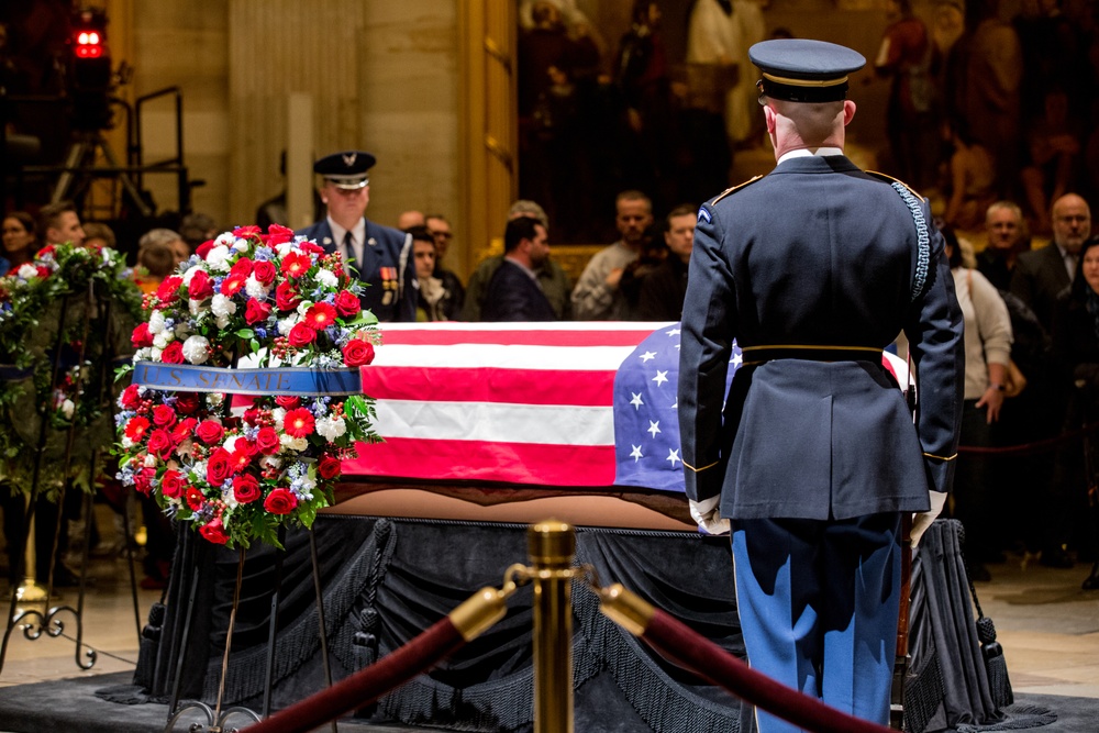 Lying in repose at the U.S. Capitol