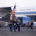 George H. W. Bush, the 41st President of the United States arrives at Ellington Field