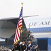 George H. W. Bush, the 41st President of the United States arrives at Ellington Field