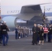 George H. W. Bush, the 41st President of the United States arrives at Ellington Field
