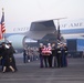 George H. W. Bush, the 41st President of the United States arrives at Ellington Field