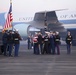 George H. W. Bush, the 41st President of the United States arrives at Ellington Field