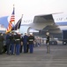 George H. W. Bush, the 41st President of the United States arrives at Ellington Field