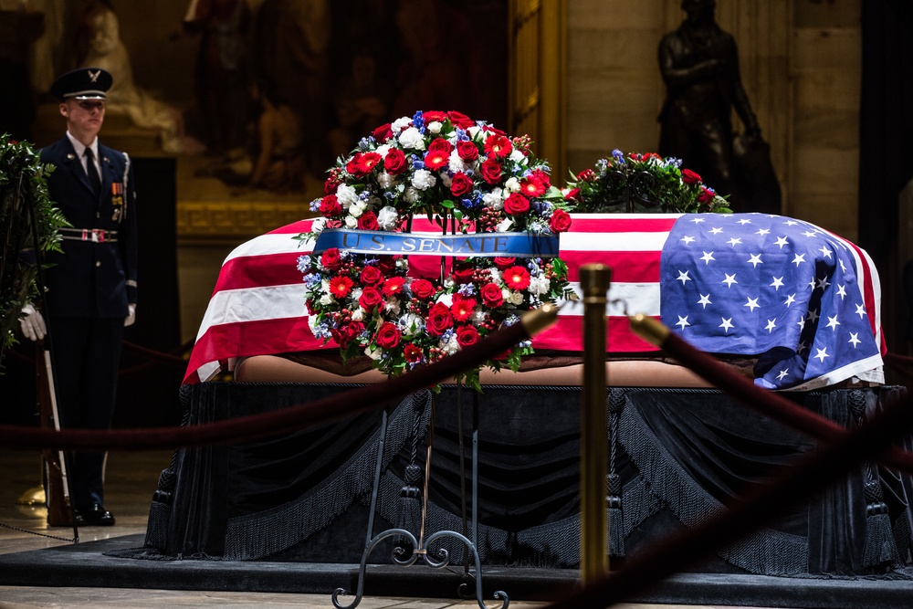 Lying in repose at the U.S. Capitol