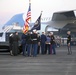 George H. W. Bush, the 41st President of the United States arrives at Ellington Field