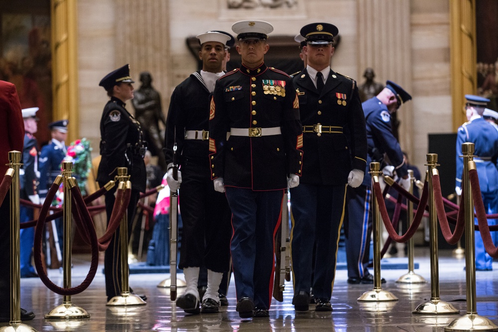 Lying in repose at the U.S. Capitol