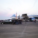 George H. W. Bush, the 41st President of the United States arrives at Ellington Field